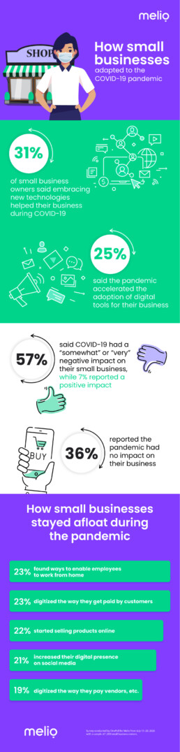 Melio small business infographic