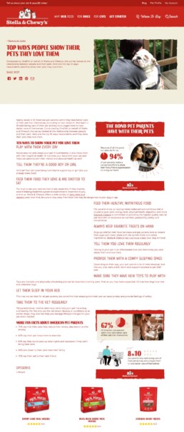Stella & Chewy's Pet Appreciation survey blog post