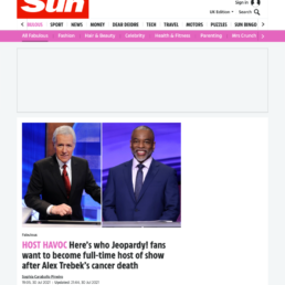 The Sun OnePoll snap poll Jeopardy