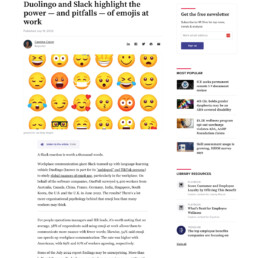 World Emoji Day survey story: HRDive