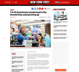 Screenshot of the New York Post coverage of a Propel Software, OnePoll research. 