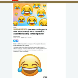 World Emoji Day survey story: U.S. Sun