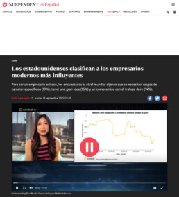 Independente Español coverage of a Herbalife story, with headline 