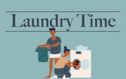 Illustration for OnePoll's research for SWASH titled Laundry Time