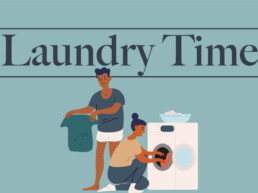Illustration for OnePoll's research for SWASH titled Laundry Time