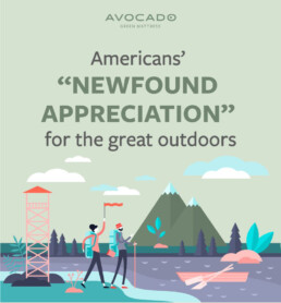 Avocado Green OnePoll survey results reveal Americans' newfound appreciation for the great outdoors