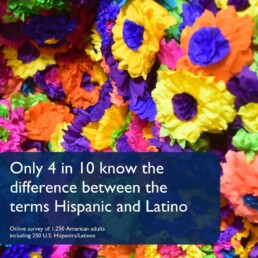 Only 4 in 10 know the difference between the terms Hispanic and Latino