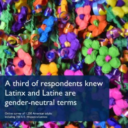A third of respondents knew Latinx and Latine are gender-neutral terms